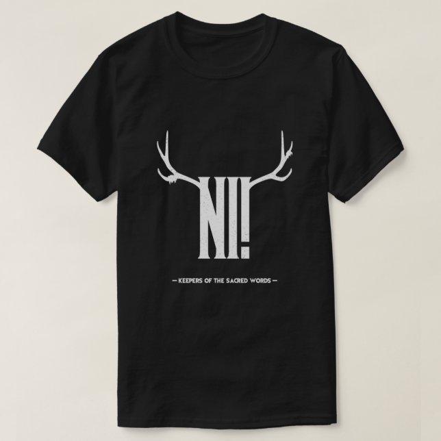 T-shirt The knights who say Ni (Design devant)