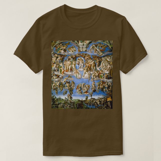 T-shirt The last Judgement Michelangelo (Design devant)