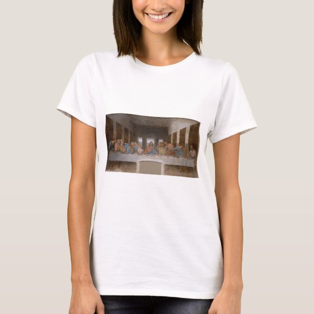 T-shirt The Last Supper 1495 1498 by Leonardo da Vinci (Devant)