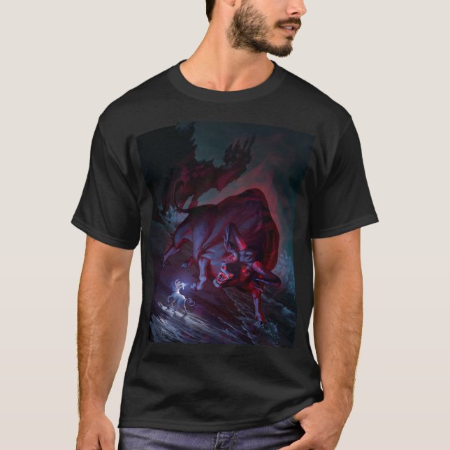 T-shirt The Last Unicorn  friends (Devant)