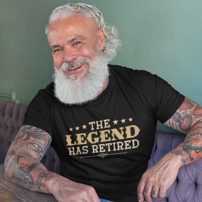 T-shirt The Legend Has Retired, Retiree's Gift (Créateur téléchargé)