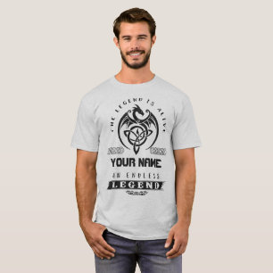 T-shirt The legend i alive, an andless legend shirt