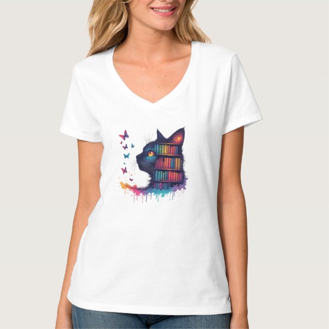 T-shirt The Librarian's Soul (Devant)