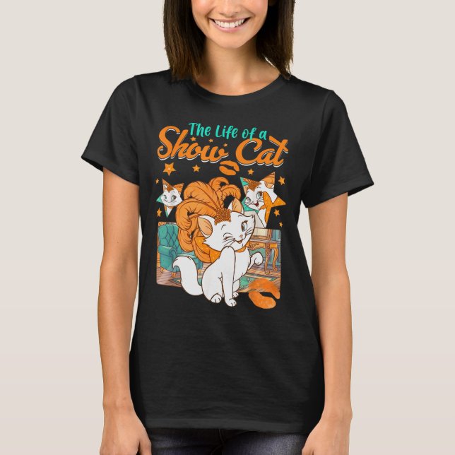 T-shirt The Life Of A Show Cat Girl For Men Women  (Devant)