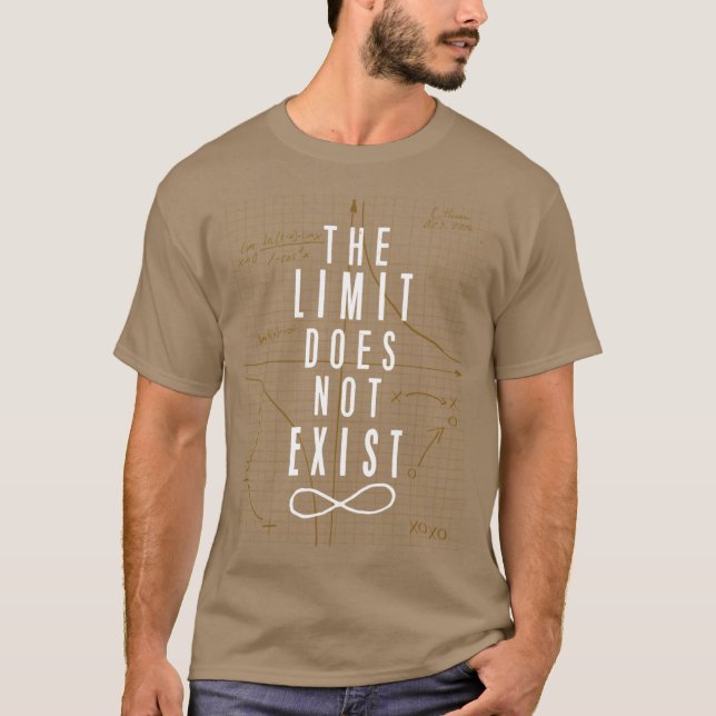 T-shirt The Limit Does Not Exist Oversized (Devant)