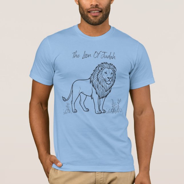 T-shirt The Lion of Judah Christian Tri-Blend Shirt (Devant)