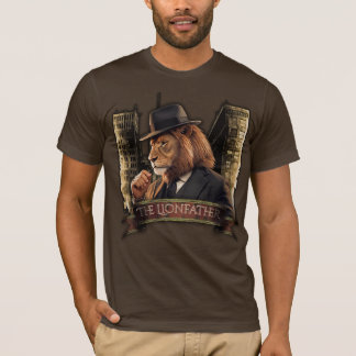 T-shirt The Lionfather – Mafia Style Lion in Suit