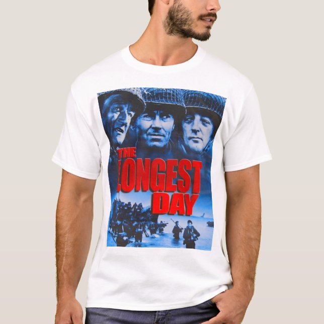T-shirt The Longest Day movie cover art  (Devant)