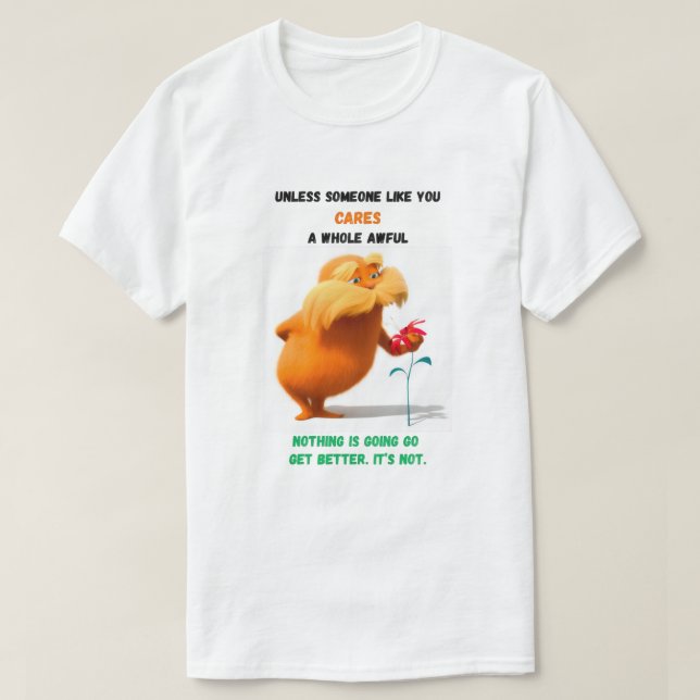 T-SHIRT "THE LORAX'S GREEN TOUCH TEE" (Design devant)