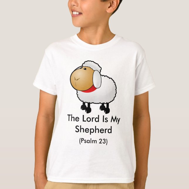 T-shirt The Lord Is My Shepherd (Devant)