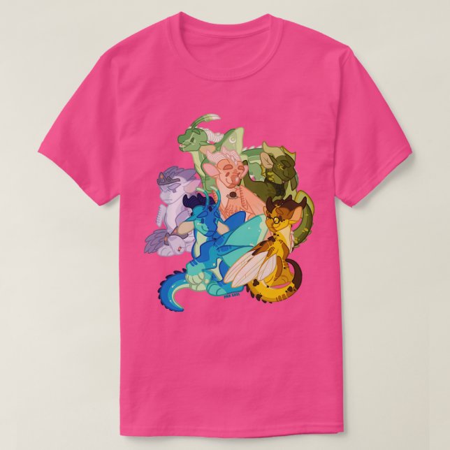 T-shirt The Lost Continent WOF Wings of Fire (Design devant)