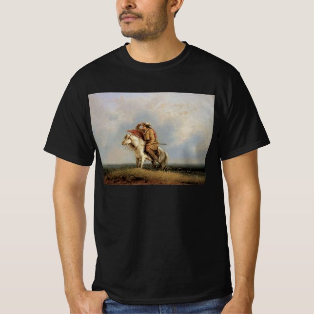T-shirt The Lost Greenhorn, Lost on the Prairie par Miller (Devant)