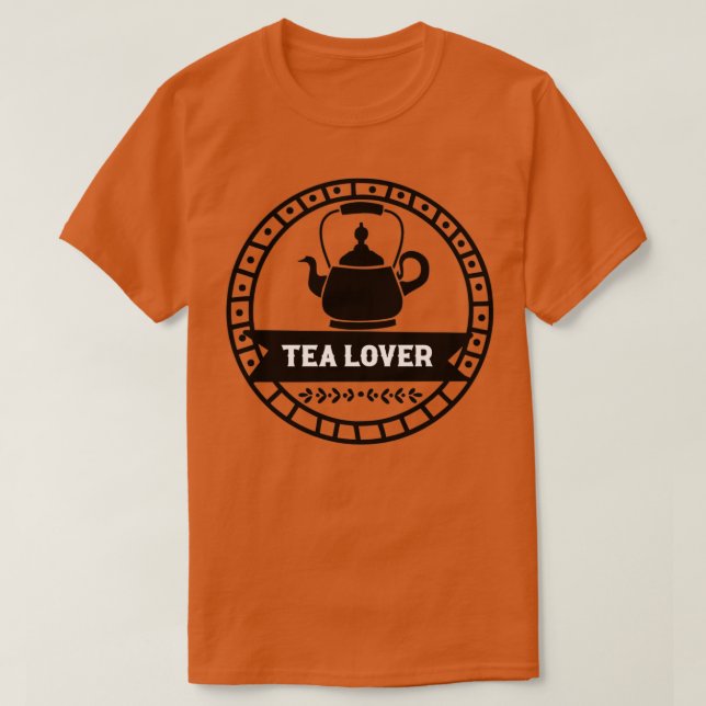 T-shirt Thé Lover Retro Vintage 1 (Design devant)