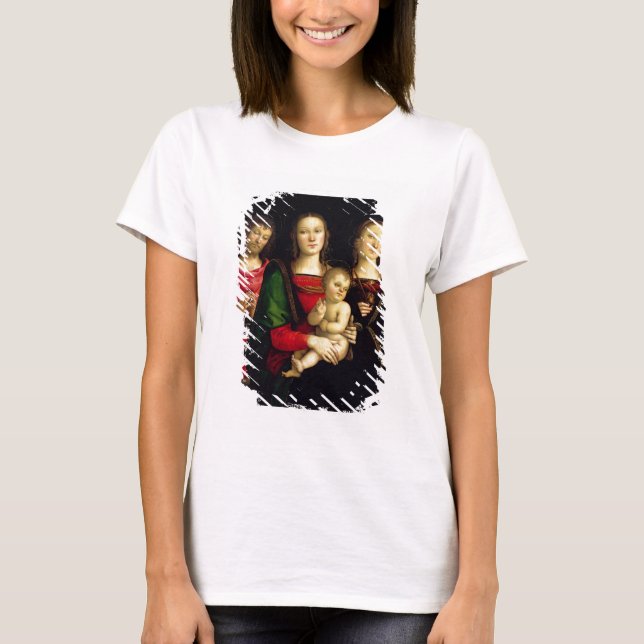 T-shirt The Madonna and Child with St John the Baptist (Devant)