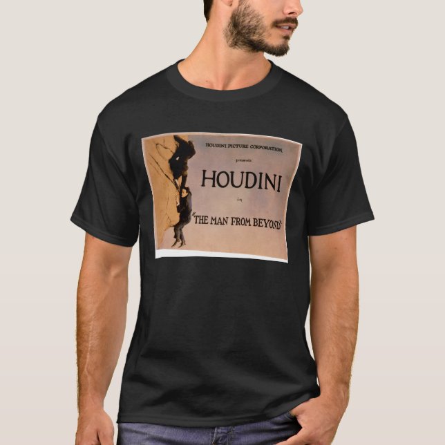 T-shirt The Man from Beyond (film de Houdini, 1922) (Devant)