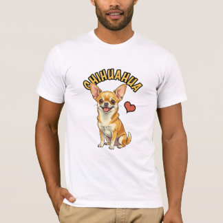 T-shirt The Mighty Micro Dog Portrait - Chihuahua