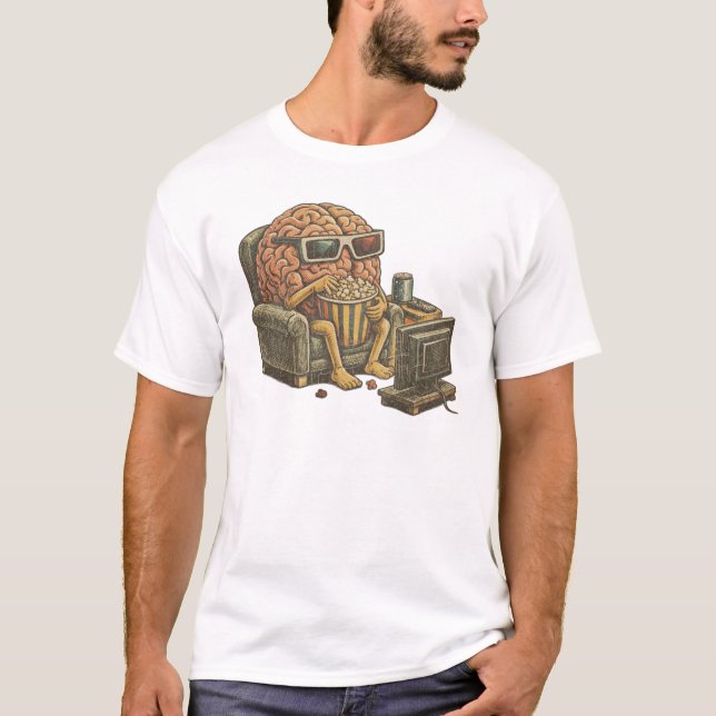 T-shirt The Mind Entertained (Devant)