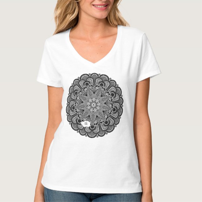 T-Shirt "The Mirrorman" (monochrome) (Devant)