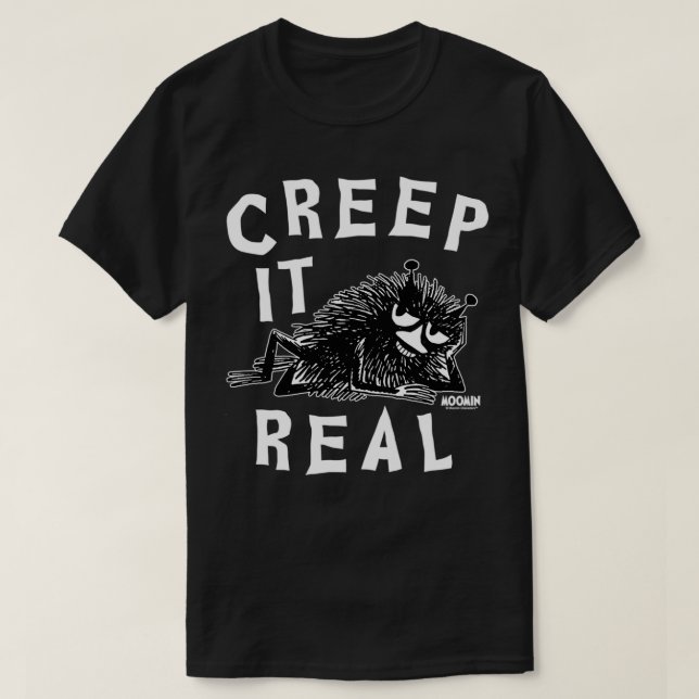 T-shirt The Moomins Stinky Creep It Real  (Design devant)