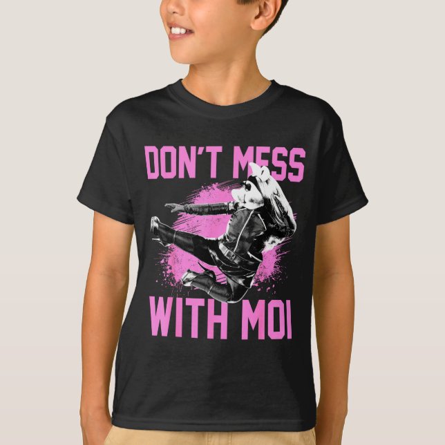 T-shirt The Muppets Miss Ggy Don't Mess With Moi Small  (Devant)