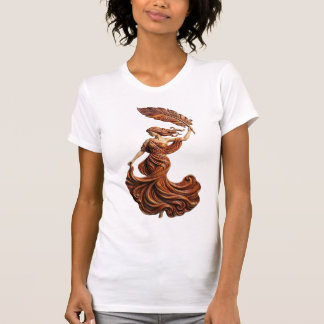 T-shirt "The Muse of Fluidity" – Artistic Feather Goddess 