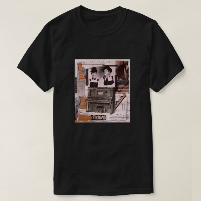 T-shirt The Music Box (Laurel and Hardy) Classic (Design devant)