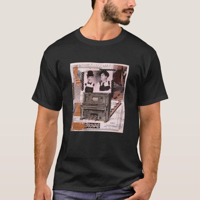T-shirt The Music Box (Laurel et Hardy) Classic (Devant)