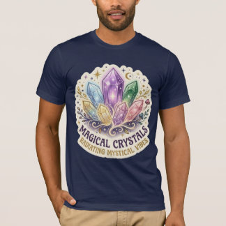 T-shirt The Mystic Prism | Enchanted Crystal Cluster Graph