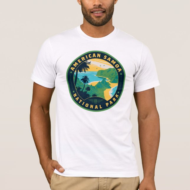 T-shirt The National Park of American Samoa (Devant)