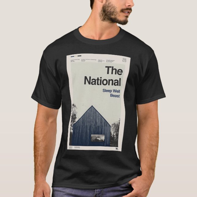 T-shirt The National - Sleep Well Beast (Devant)