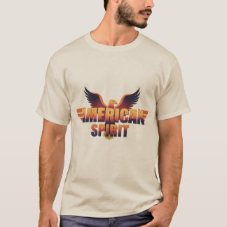 T-shirt "‘THE NEW AMERICAN SPIRIT’ — bold lettering 