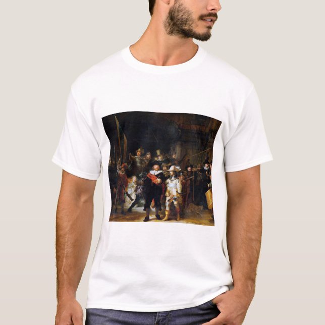 T-shirt The Night Watch, Rembrandt, 1642 (Devant)