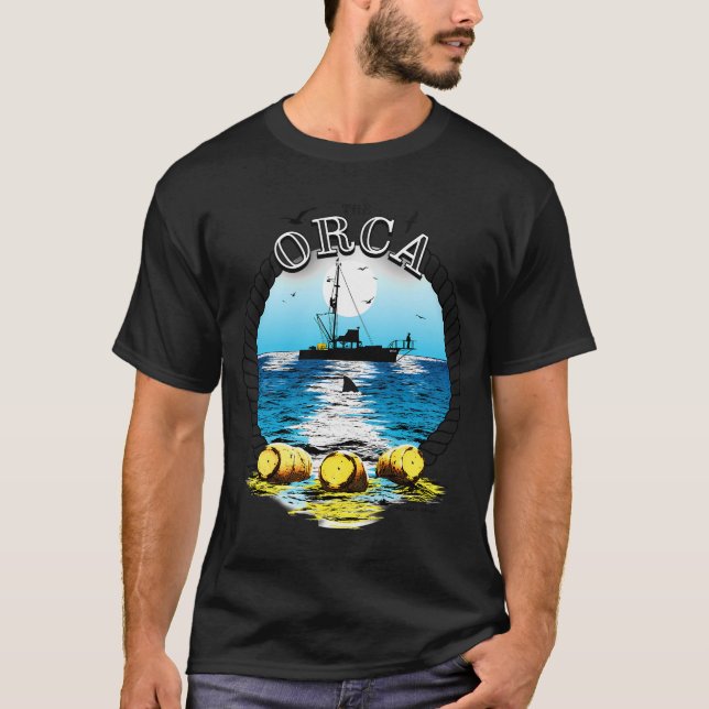 T-shirt The Orca Three Yellow Barrels (Devant)