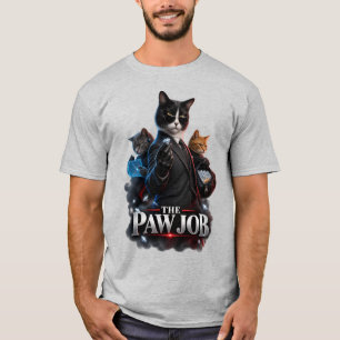 T-shirt The Paw Job Cat Heist