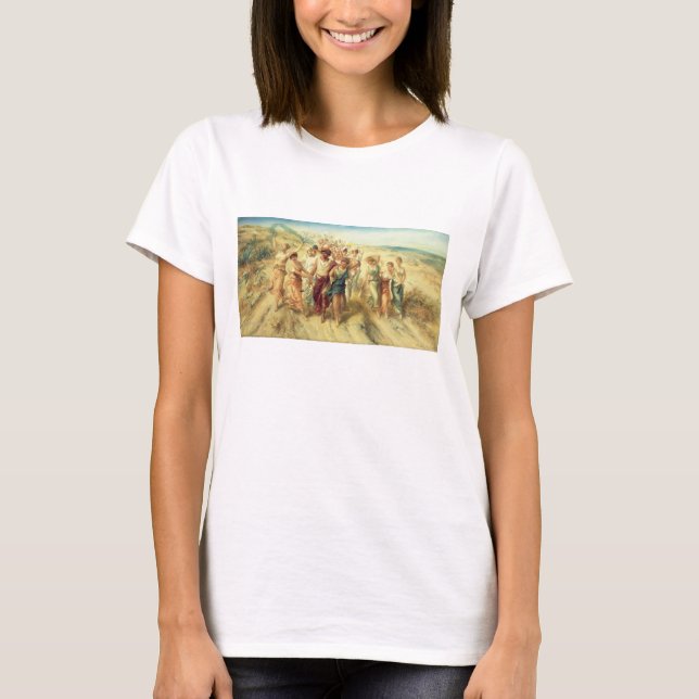 T-shirt The Poet Anacreon (570-485 BC) with his Muses, 189 (Devant)