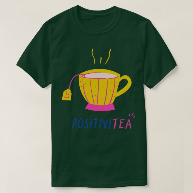 T-shirt Thé Positif Temps (Design devant)