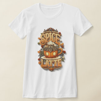 T-shirt The Pumpkaboo Spice Latte 3D Graffiti Collection