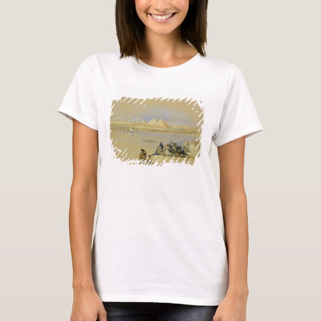 T-shirt The Pyramids at Giza, near Cairo (w/c) (Devant)