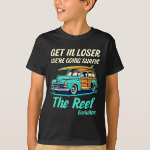 T-shirt The Reef Encinitas Surf Californie Femmes Hommes V