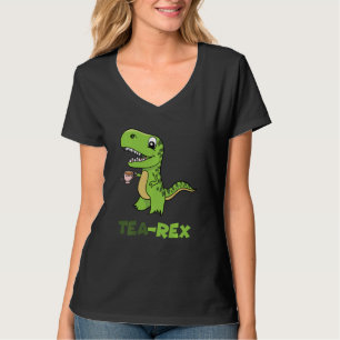 T-shirt Thé Rex Tyrannosaurus Rex Dinosaur Thé Boisson cha