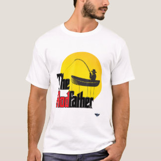 T-shirt The Rodfather Fishing Enthusiast Fisherman Dad