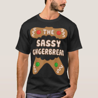 T-shirt The Sassy Gingerbread, Family Matching Group Chris