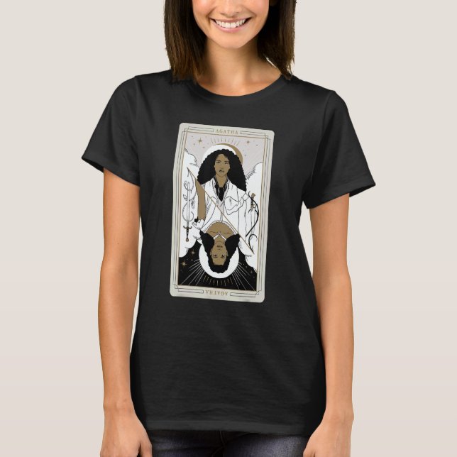 T-shirt The School for Good and Evil Agatha Tarot Card (Devant)