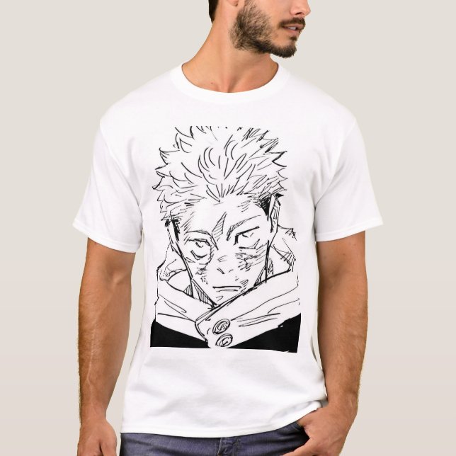 T-shirt The serious Itadori (Devant)