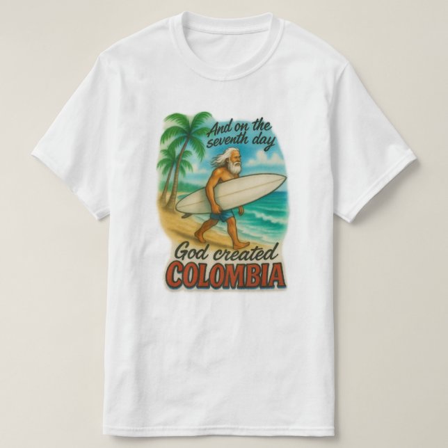 T-shirt The seventh day (Design devant)