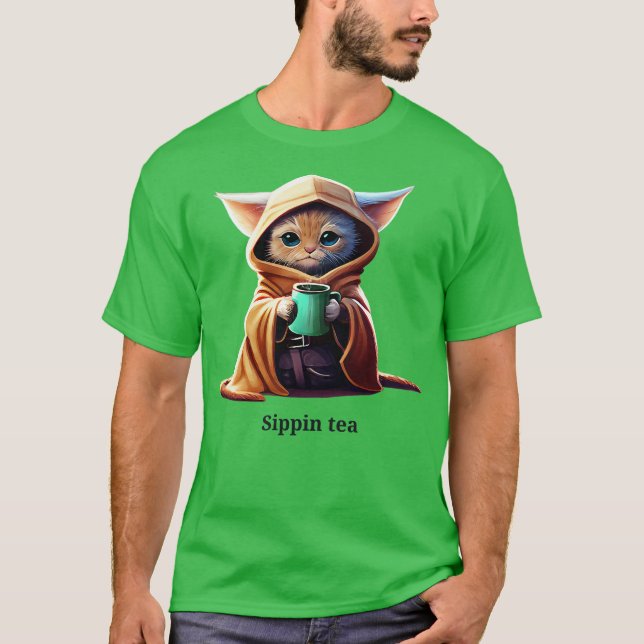 T-shirt Thé Sippin Chat (Devant)