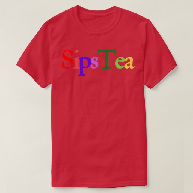 T-shirt Thé Sips 7 (Design devant)