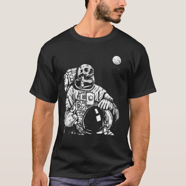 T-shirt The Space Man Is Lost (Devant)