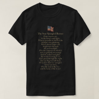 T-shirt The Star-Spangled Banner Lyrics 