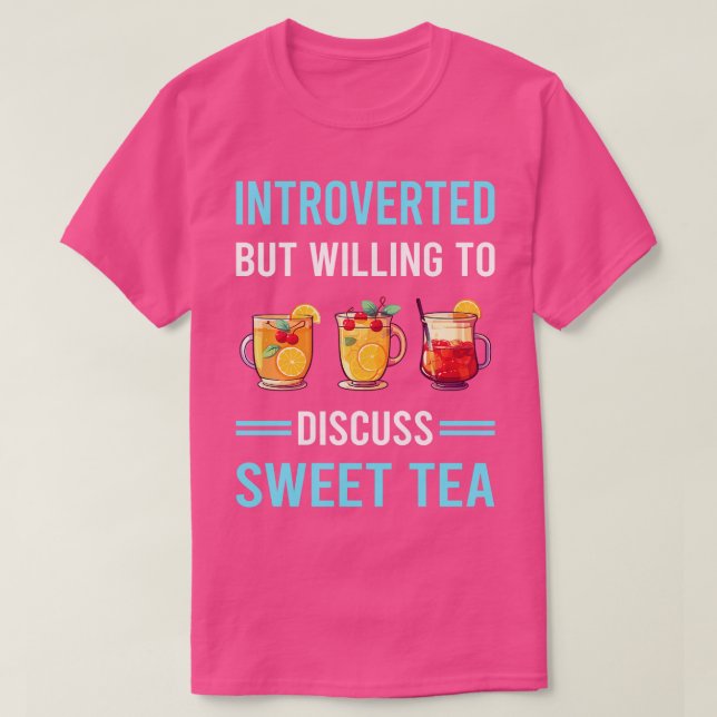 T-shirt Thé sucré introduit (Design devant)